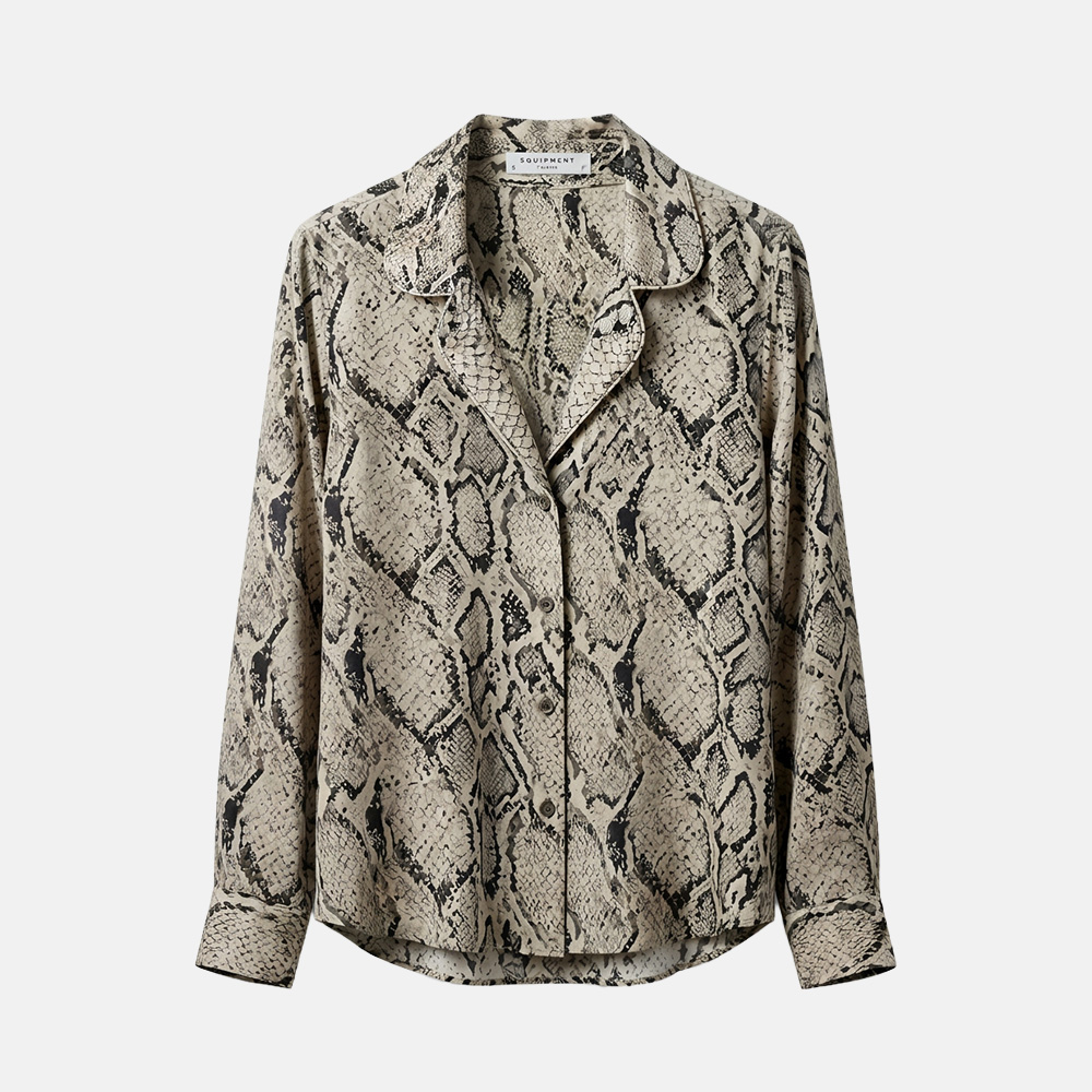 Super Flea Market+Equipment+snake print blouse +Gisele Bundchen +thumbnail